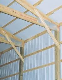I am building a pole barn with 16 foot sides (height for the trusses). Viewing A Thread Knee Bracing Necessary In Machine Shed