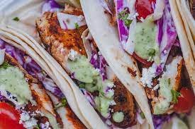 Check spelling or type a new query. Smoky Fish Tacos With Tangy Slaw And A Coconut Lime Cilantro Sauce Olive Mango