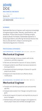 Finding the inspiration to write an awesome resume can be tough. Mechanical Engineer Resume Example With Content Sample Craftmycv