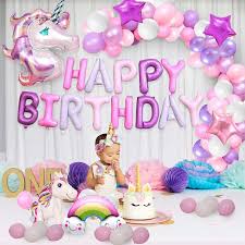 Invites, thank you cards, wall decor, games. Unicorn Birthday Decorations Balloons Combo Set 48pcs With Foil Letters Banners Baloon 4d Unicorn Latex Balloon Set For Girls Theme Decor Or Celebration Photoshoot Ideas 1st Baby Bday Party Propz Online Party Supply
