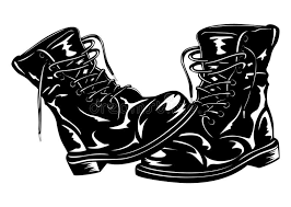 Combat Boots Hand Drawn Crafteroks Svg Free Free Svg File Eps Dxf Vector Logo Silhouette Icon Instant Download Digital Do Stock Vector Illustration Of Combat Silhouette 146467287