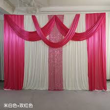 Wedding decorations heute bestellen, versandkostenfrei. Big Promo 3x4m Ice Silk Chiffon Fabric Elegant And Luxury Wedding Backdrop Swags Drape Curtain For Wedding Stage Decoration Event Party