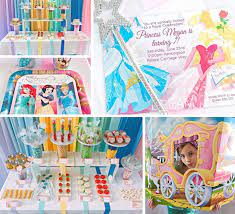 Throw a fairy tale princess theme party that your little princess and her royal guests will always remember! Disney Princess Ideas Disney Princess Kids Party Supplies For Girls Birthdays Birthday In A Box