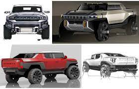 2022 gmc hummer ev electric pickup truck is quite large, but it should be capable and maneuverable off road. Gmc Hummer Ev Debuts As Rugged Electric Supertruck
