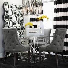 An umbrella hole is included for versatility. Abigail Dining Table Dining Room Inspiration Black And White Dining Room Furniture