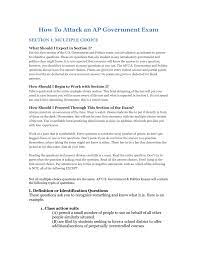 Questions are based on the six major topics in the course, and students must be able to define, compare, explain, and interpret political concepts, policies, processes. Ap Gov Test Taking Tips Dr Cash S Ap Us Government