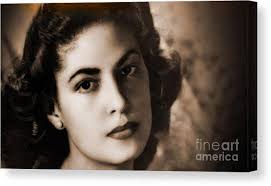 Portrait of Consuelo Velazquez Canvas Print