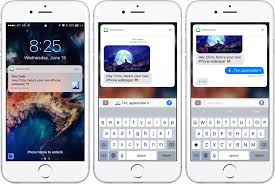 Ios 10 Lock Screen Messages Notification 3d Touch Iphone Screenshot 001