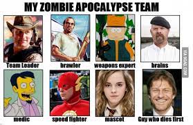 My Zombie Apocalypse Team Zombie Apocalypse Team Zombie Apocalypse Apocalypse