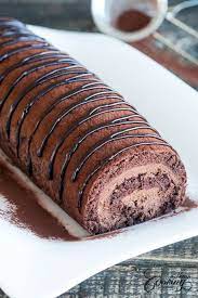 Chocolate Swiss Roll Recipe Cake Roll Recipes Desserts Chocolate Swiss Roll