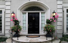 Mark door frame for additional hinge. 27 Pictures Of Black Front Doors Front Entry Home Stratosphere