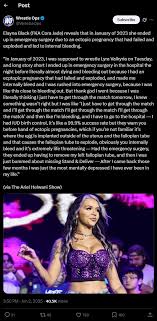 Elayna Black (FKA Cora Jade) reveals that in January of 2023 she ...