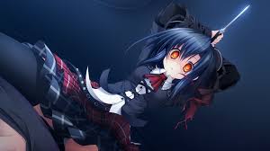 Image of donutsexcept anime glowing eyes gif find on gifer. Anime Anime Girls Glowing Eyes Blue Hair Knife Yandere Wallpaper Resolution 1920x1080 Id 257289 Wallha Com