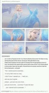 Elsa Anna Do You Wanna Build A Snowman Reprise Disney Pixar Disney Memes Disney Theory