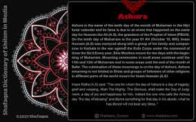 10th day of the islamic month muharram. Shafaqna Dictionary Of Shia Islam In Media Ashura International Shia News Agency