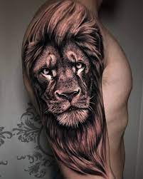 Tattoo Inspiration Auf Instagram Alvarolaratattoo Lion Tattoo Sleeves Lion Head Tattoos Lion Shoulder Tattoo