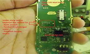 Dalam hal ini pengerjaan jangan langsung ke hardware, karena jenis kerusakan ini disebabkan oleh software. Solusi Nokia 105 Mati Total Iskcon Info