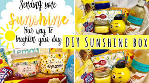 Gift to brighten a day. Diy Sunshine Box Dollar Tree Gift Idea 2019 Youtube