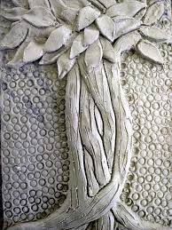 Once Upon An Art Room Clay Tree Ceramic Wall Art Pottery Sculpture Relief Sculpture