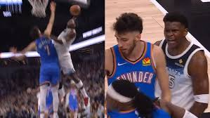 Anthony Edwards INSANE poster dunk