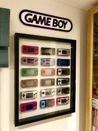 Nintendo Game Boy Micro Wall Display Via Reddit User Captainjord Gameaddictionawesome Retro Games Room Video Game Decor Game Room Decor