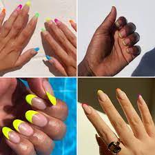Colored nail tips, it's a chance to ignore about france nail cutting and colored nail tips! Unexpected French Manicure And French Tip Nail Designs To Try In 2020 Allure
