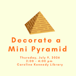 Decorate a Mini Pyramid - Day Three of Mummy Week