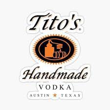 Titos Vodka Sticker By Jennaannx11 Diy Beer Pong Table Beer Pong Table Painted Beer Pong Table Designs