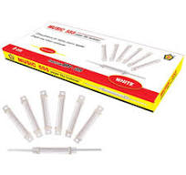 PLASTIC PAPER FASTENER WHITE