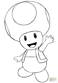 If your child loves interacting. Toad Coloring Pages From Super Mario Gallery Super Mario Coloring Pages Mario Coloring Pages Mario Art