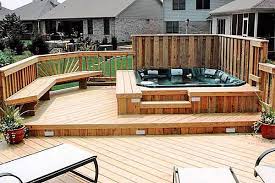 It is also a great idea to check your water quality with a test kit or test strips before adding hot tub enclosures allow for privacy and act as weather breaks. 15 Hot Tub Deck Surround Ideas