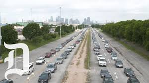 On the street of main street and street number is 322. North Texas Food Bank Holds Its Third Free Food Distribution At Fair Park Youtube