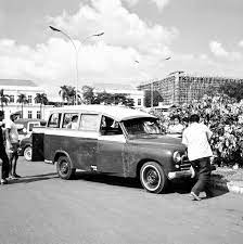 Oplet 1960an Fotografi Hitam Putih Transportasi Fotografi