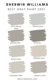 It is particularly charming and pleasing, and has been my palette in the more than one dozen homes i have lived in and renovated during the past two decades. The Best Sherwin Williams Gray Paint Colors In 2020 Stampinfool Com