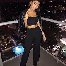 All Black Last Night Outfit Posh Shop La Body Chain Queenpee Trendy Party Outfits Birthday Outfit For Women Birthday Dinner Outfit