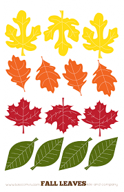 Fall Leaf Garland Kiki Company Fall Leaf Template Fall Leaf Garland Fall Leaves Coloring Pages
