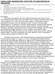 Dengan cara ini, kita dapat. Cara Memajukan Industri Kraf Tangan