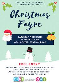 Christmas worksheets and online activities. Would You Like A Stall At Our Festive Christmas Fayre In Llantwit Major Cf61