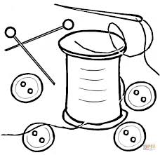 Cylinder shape to color has a single shape to color. Buttons A Pin And A Thread With A Needle Coloring Page From Clothes And Shoes Category Sel Hand Embroidery Videos Embroidery Patterns Vintage Quilting Quotes