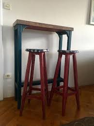 Masif Ahsap Bar Masa Tabure Takimi Bar Masalari Bar Ve Ev Dekoru
