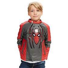 Disney Store Spider Man Biker Jacket For Kids Boy Outfits Clothes Disney Store
