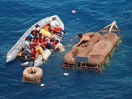 Man Who Escaped Cuba On A Raft Plans To Sail Back Now Ferry Services Are Resumed Cuba Rafting Refugee