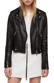 Allsaints Vixon Leather Biker Jacket Nordstrom Biker Jacket All Saints Leather Jacket Leather Jackets Women