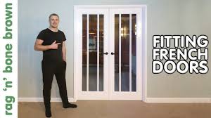 Make sure you check to ensure the doors open in the desired location without. Fitting Hanging French Doors Youtube