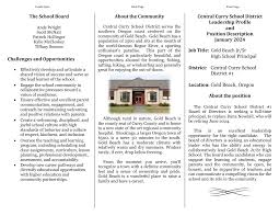 The School Board Challenges and Opportunities About the Community Central  Curry School District Leadership Profile and Positio