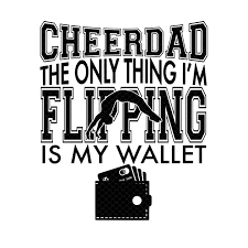 Cheer Dad Svg ~cheer Svg ~ Cheer Life ~ Funny Dad ~ Dad Wallet Svg ~ Cheer  Daddy Svg ~SVG,DXF,EPS ~ Cricut ~ Silhouette