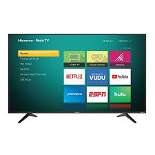 Hisense 43 Class 4k Ultra Hd 2160p Hdr Roku Smart Led Tv 43r6e Walmart Com Led Tv Smart Tv Roku