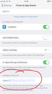 Open the messages app, select messages > preferences, click the accounts tab, then select your apple id from the list of accounts. Sandbox Test Login On Ios 12 Not Able To Switch Accounts When Trying By Steve Liles Medium