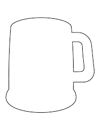 Make a coloring book with beer for one click. Beer Mug Coloring Page Coloring Page