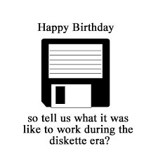 Black And White Birthday Cards Funny Happy Birthday Vintage Computer 40th Birthday Cards 45th Birthday Card 40th Birthdays Funn 40th Birthday Funny Funny Birthday Cards Happy Birthday Vintage